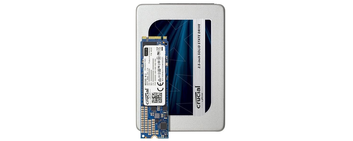 Familia MX300 SSD Crucial