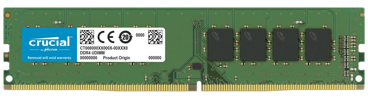 Módulo de memoria RAM UDIMM DDR4 Crucial